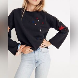 Madewell Black Star Sweatshirt